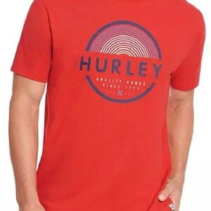 Hurley Vibrant Red Graphic Tee